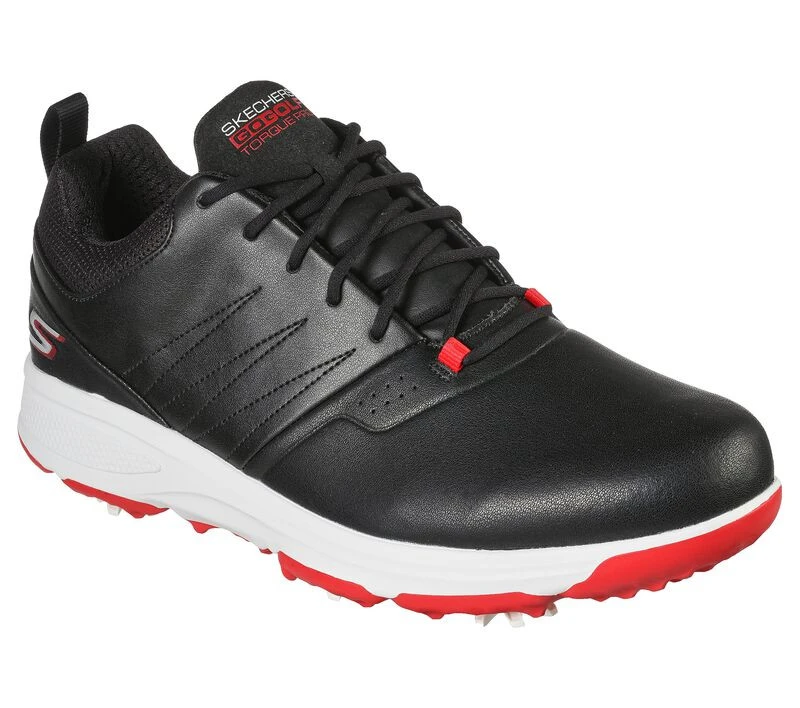 Skechers Go Golf Torque Pro Mens Golf Shoes (Black/Red)