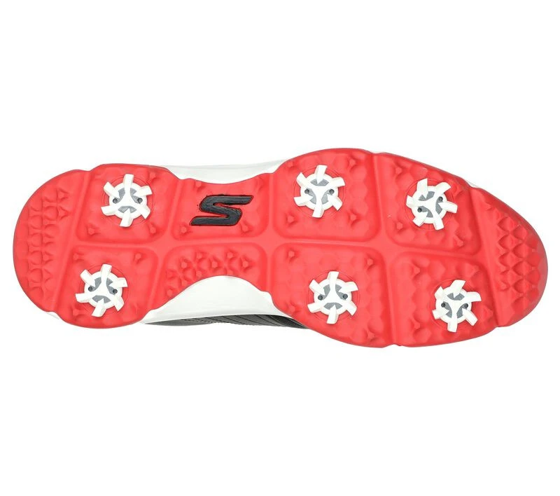 Skechers Go Golf Torque Pro Mens Golf Shoes (Black/Red) - Image 3