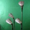 JUNIOR Ben Hogan Radial Jr 1 Wood, 7, 9 & EW Irons Steel Junior SET OF 4