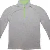 Weather Apparel Company Men's Long Sleeve Jersey 1/4 Zip Pullover