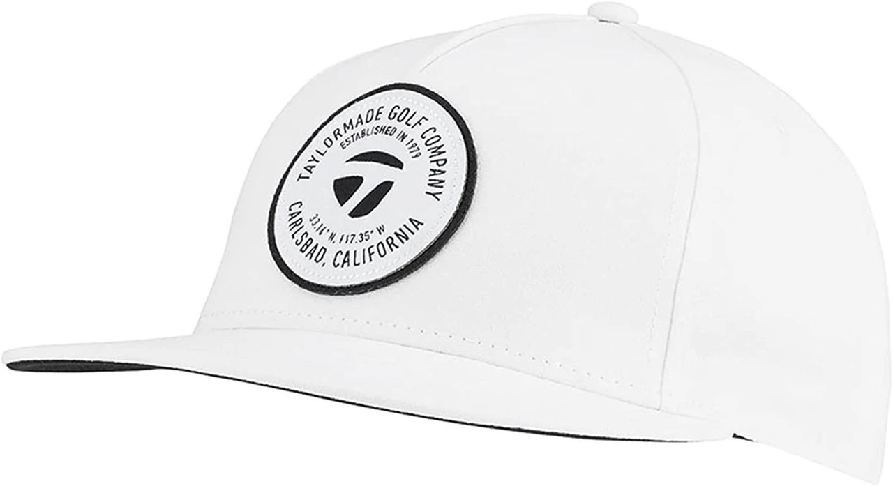 TaylorMade Golf Men's 5 Panel Flat Bill Hat Cap - One Size - Image 3