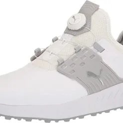 Puma Men's Ignite Articulate Disc Golf Shoes - White/Silver